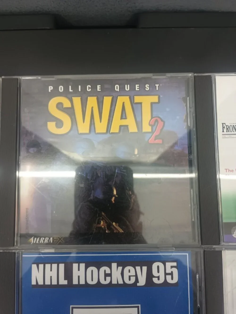 Vintage PC Games Lot SWAT NHL Hockey 95 Madden 97 Indy Car Racing Tested Working